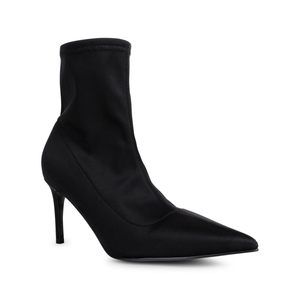 Smash Shoes Womens Fazi Pointed Toe Booties - Black, 13 Wide